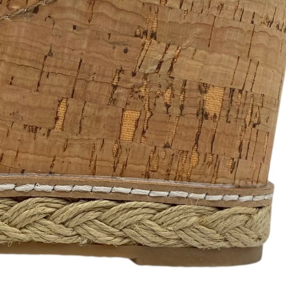 Dolce Vita Womens Shoes Otto Wedge Sandals 10 Brown Suede Leather Platform Chic - Picture 6 of 15